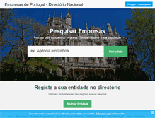 Tablet Screenshot of empresasdeportugal.com